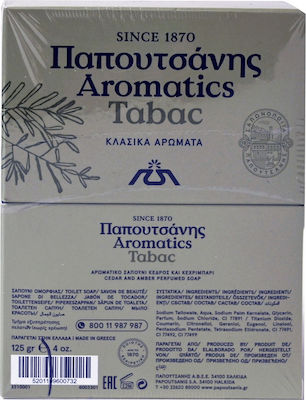 Papoutsanis Aromatics Tabac Soap Bar 4 x 125gr