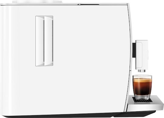Jura ENA 4 Full Nordic White Αυτόματη Μηχανή Espresso 1450W Πίεσης 15bar με Μύλο Άλεσης Λευκή