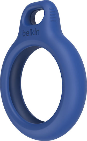 Belkin Secure Holder with Strap Θήκη Μπρελόκ Σιλικόνης για AirTag σε Μπλε χρώμα
