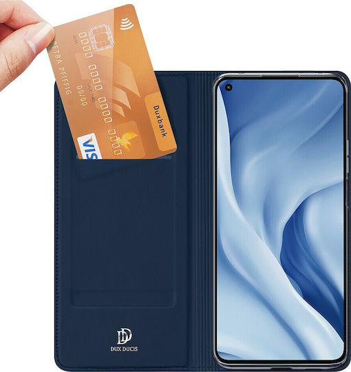 Dux Ducis Skin Pro Book Synthetic Leather Navy Blue (Xiaomi Mi 11 Lite / 11 Lite 5G / 11 Lite 5G NE)