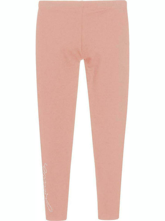 Guess Kids Legging Long Pink Κολάν