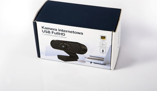 Gembird Falcon Web Camera Full HD 1080p με Autofocus CAM-FALCON