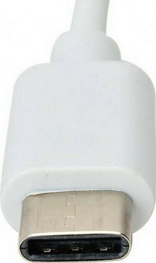 Techly IADAP USB31-ETGIGA Αντάπτορας Δικτύου USB-C με Ενσύρματη Σύνδεση Gigabit Ethernet