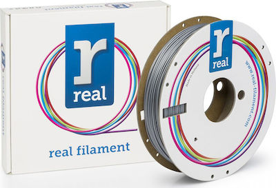 Real Filament PLA 3D-Drucker Filament 1.75mm Satin Silver 0.5kg