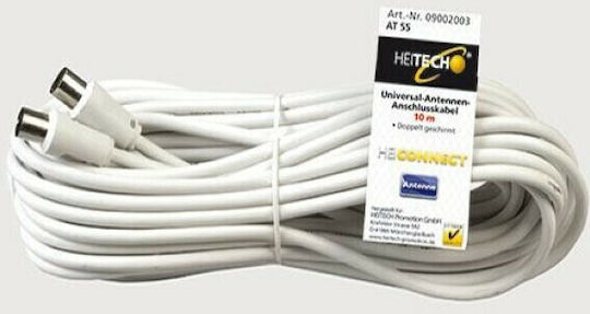 Heitech Antenna Cable Coax male - Coax female 10m (09002003)