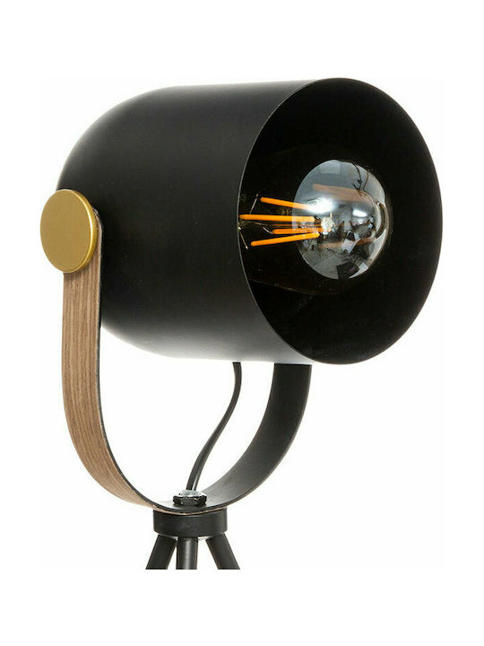 Pakketo Bil Tischlampe Dekorative Lampe mit Fassung für Lampe E27 Schwarz
