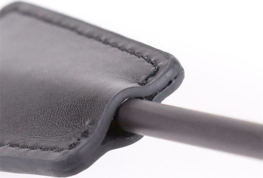 Fetish Addict Leather Slapper Feather Whip Racket Paddle σε Κόκκινο Χρώμα