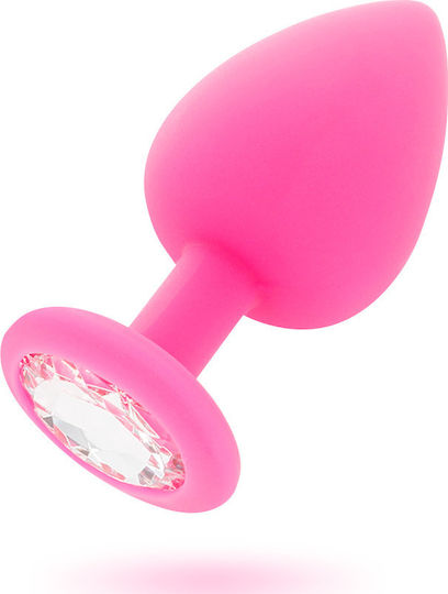 Intense Shelki S Plug Anal Πρωκτική Σφήνα Small Hot Pink 7.2cm