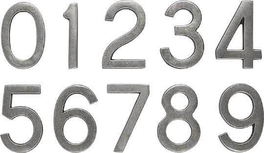Roline 460 Табела с Число 9 в Сребрист Цвят 5.5см 460