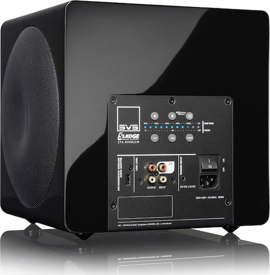 SVS 3000 Micro Active Subwoofer with Speaker 8" 800W Black Glossy