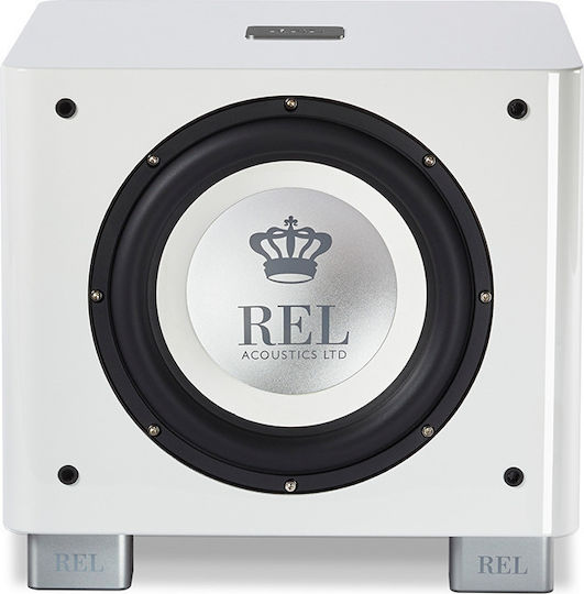 Rel Acoustics T/9x Wireless Active Subwoofer with Speaker 10" 300W White Glossy