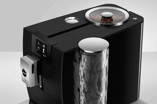 Jura ENA 8 Full Metropolitan Black Automatic Espresso Machine 1450W Pressure 15bar with Grinding Burr Black