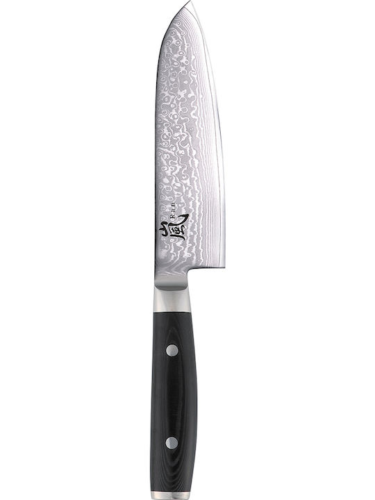 Yaxell Ran Santoku Knife of Damascus Steel 16.5cm 36001