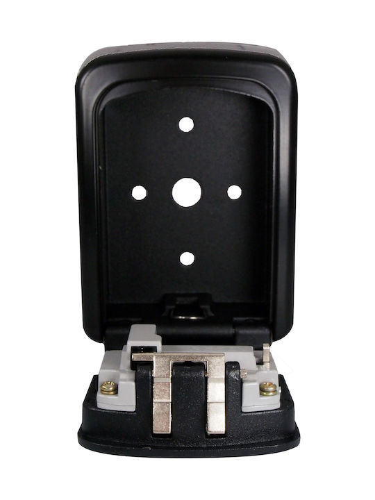 iBox Wandmontage Kombinationsschloss Metallisch mit Kombinationsmutter 9x12x3.5cm