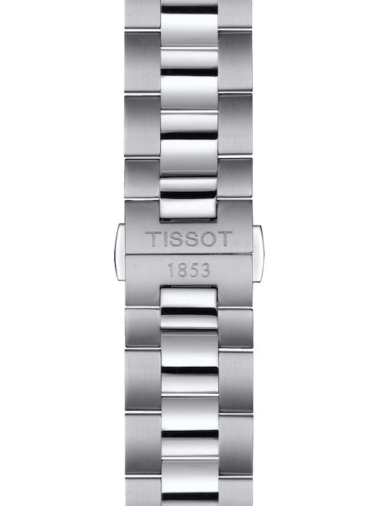 Tissot T-Classic Men's Watch 40mm Battery with Silver Metal Bracelet