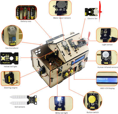 Keyestudio Smart Home Kit Arduino Ks Skroutz Gr