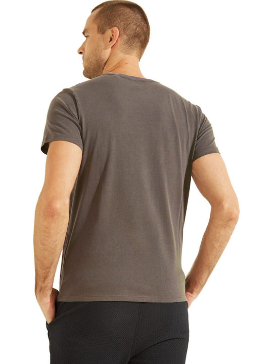 Guess Men's Short Sleeve T-shirt Brown