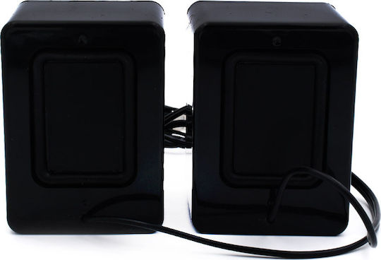 Andowl Q-T126 Ηχεία Υπολογιστή 2.0 με Ισχύ 6W Μαύρα