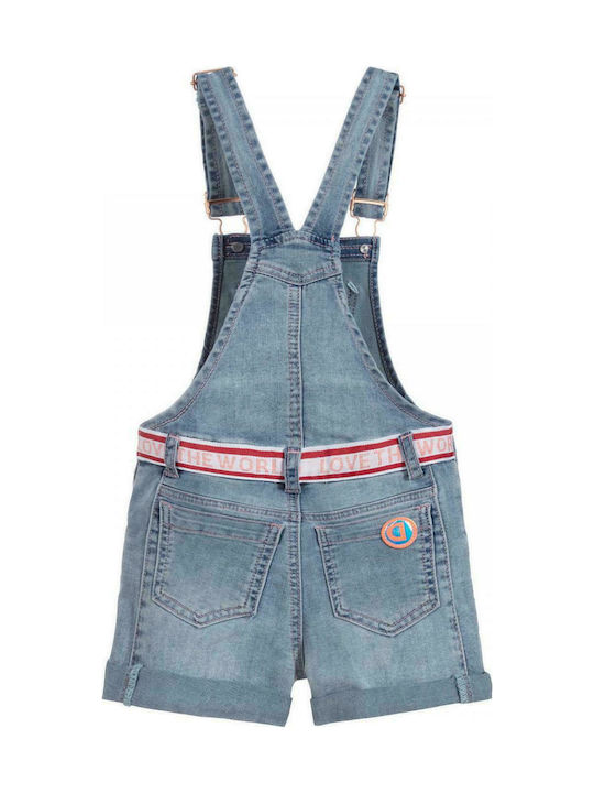 Kids' Denim Overalls Dungarees Blue