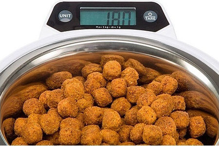 Ferplast Plastic Food Bowl for Dog & Cat 850ml With Scale