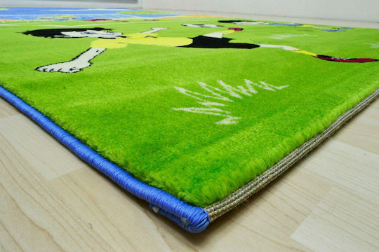 Sprintzio Kids Synthetic Rug Kids 7608 Football 133x190cm 11mm