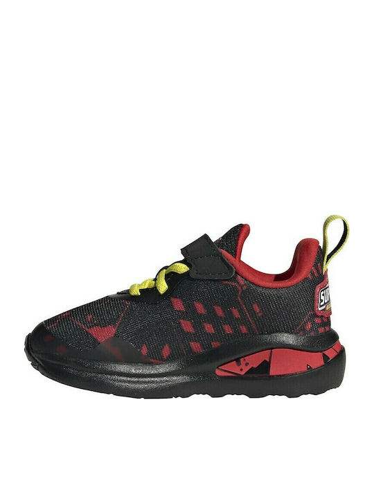 Fortarun Superhero Αθλητικά Παιδικά Παπούτσια Running με Σκρατς Core Black / Cloud White / Vivid Red