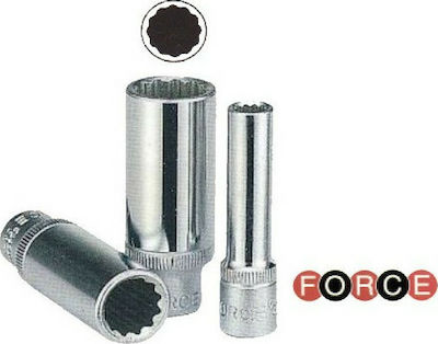 Force Socket Phillips Long with Square Drive 1/4" Diameter 8mm