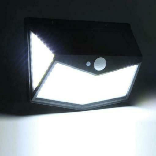 Foyu Wall Mounted Solar Light 30W 700lm Cold White 6500K with Motion Sensor IP65 15.5cmx5.5cmx11.5cmcm