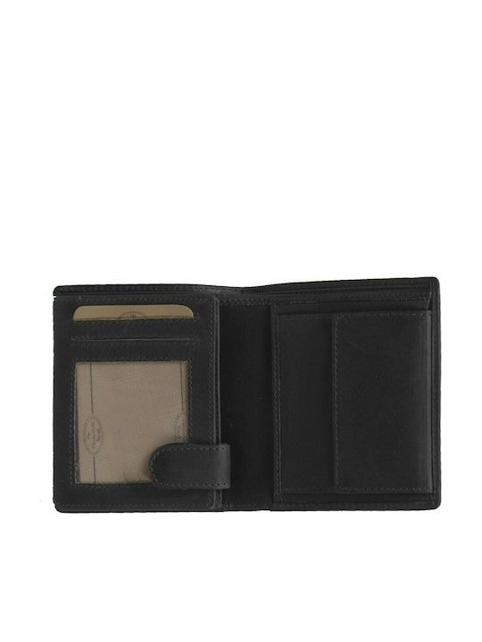 Leather Men's Wallet Classic with RFID Black