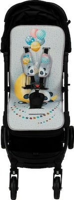 Interbaby Αντιιδρωτικό Κάλυμμα Καροτσιού Panda 34x84εκ. Grey