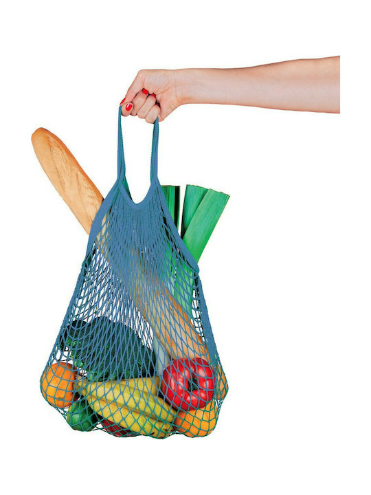Legami Milano Cotton Shopping Bag Net in Blue color