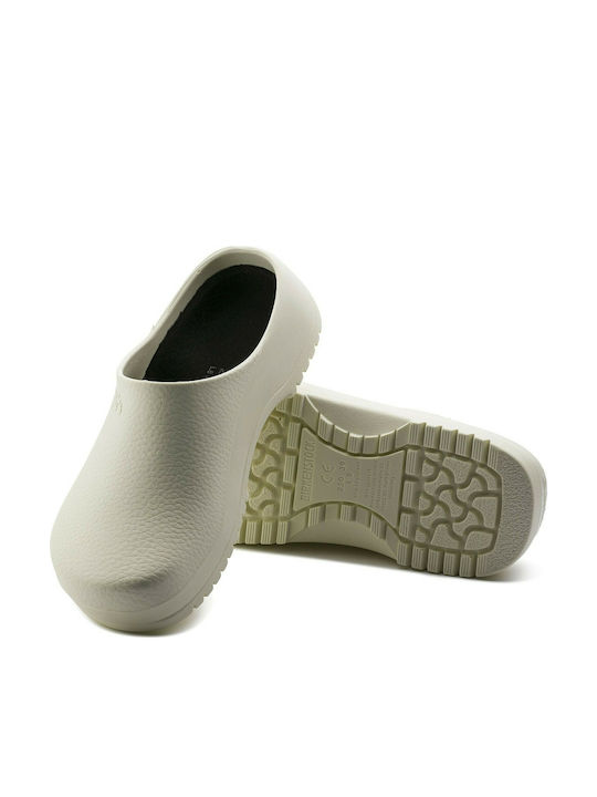 Birkenstock Super-Birki Anatomic Clogs White