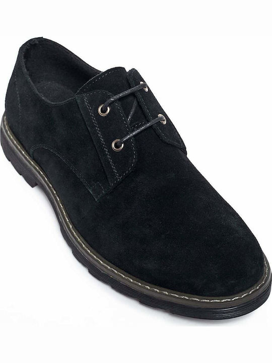 Δερμάτινα Herren Freizeitschuhe Schwarz