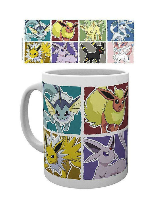 GB eye Pokemon - Eevee Evolution Ceramic Cup Multicolour 300ml