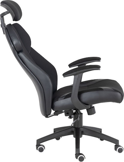 Woodwell BF8300 Директорски Офис Стол с Наклон Черен