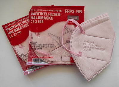 Weikang Disposable Protective Mask FFP2 Pink 50pcs