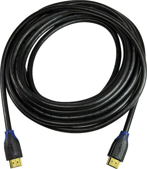 LogiLink HDMI 2.0 Premium High Speed 4K 60Hz HDR Cable HDMI male - HDMI male 3m Μαύρο