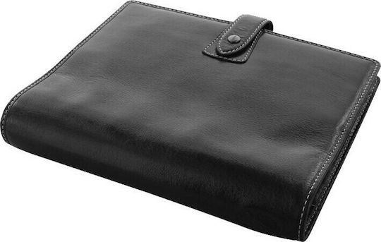 Filofax Malden Veranstalter Schwarz Leder 45x22cm