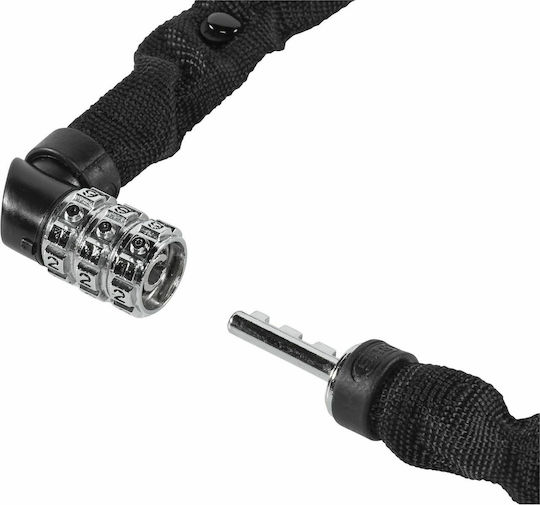 Abus Combination 1200/110 Web Κλειδαριά Ποδηλάτου Κουλούρα με Συνδυασμό Μαύρη