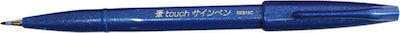 Pentel Brush Sign Pen Design Marker 1mm Blue