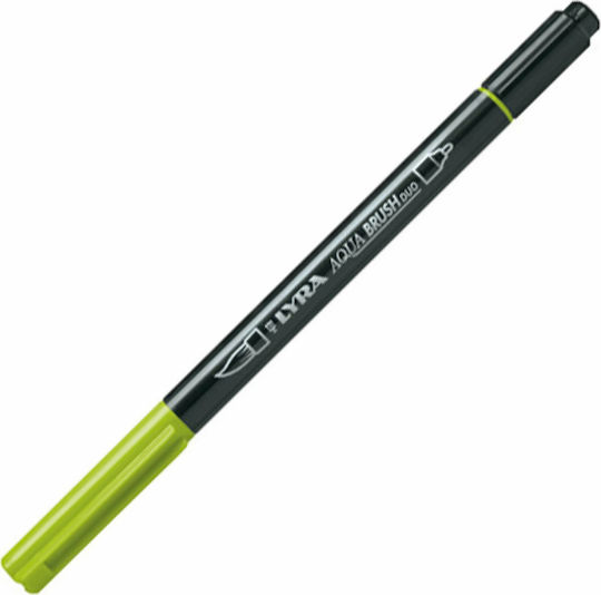 Lyra Aqua Brush Duo Design Marker 4mm Apple Green