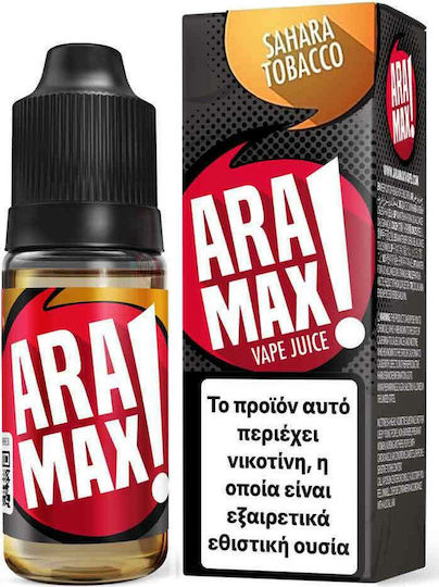 Aramax Lichid de Reumplere Gata Sahara Tobacco cu Aromă de Fumat 6mg 10ml