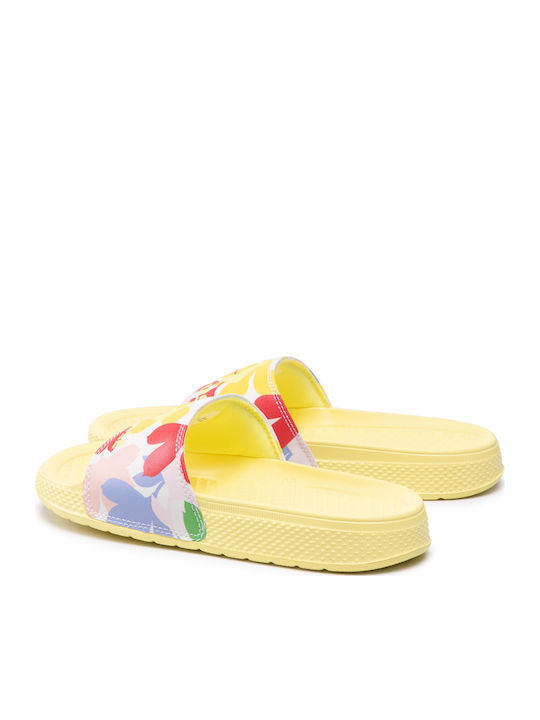 Women's Flip Flops in Yellow Color