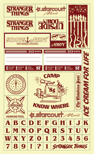 Pyramid International Stranger Things Carnet A5 Cu dungi Multicolor