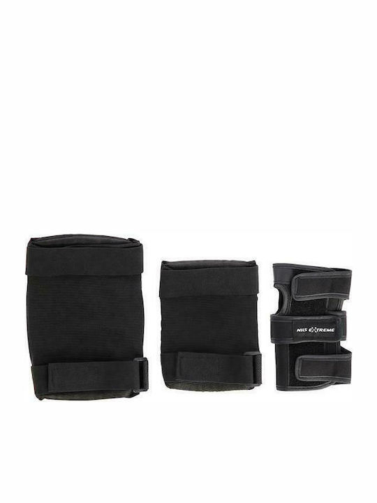 Nils H709 16-60-135 Protective Gear Set for Rollers Black