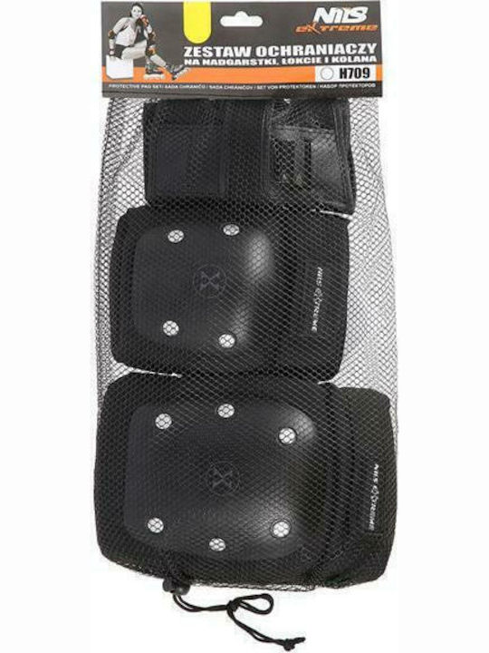 Nils H709 Setul de echipament de protecție pentru Rollers Negru
