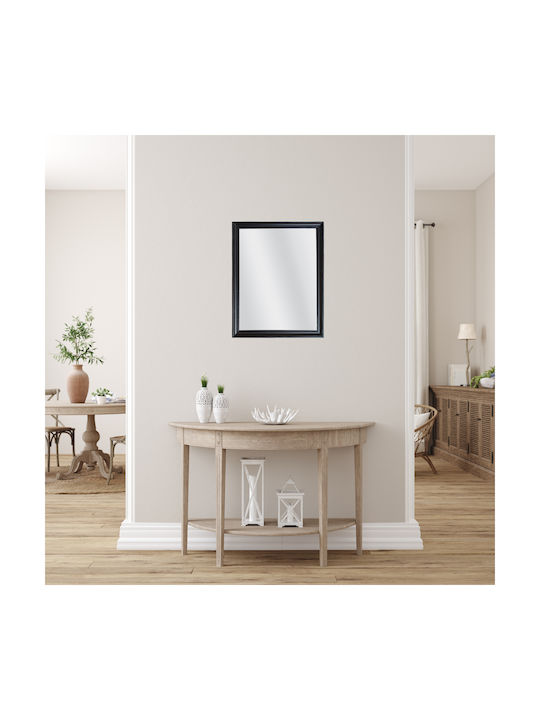 Liberta Frame Като Огледало за Стена с Черен Дърво Рамка 80x60см 1бр
