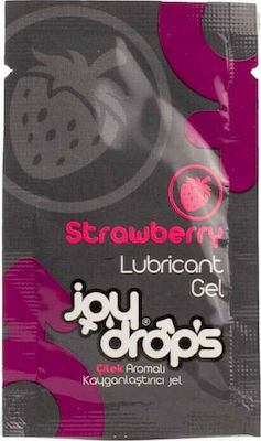 Joydrops Lubricant Gel Personal Sachet Gel-Schmiermittel Erdbeere 5ml