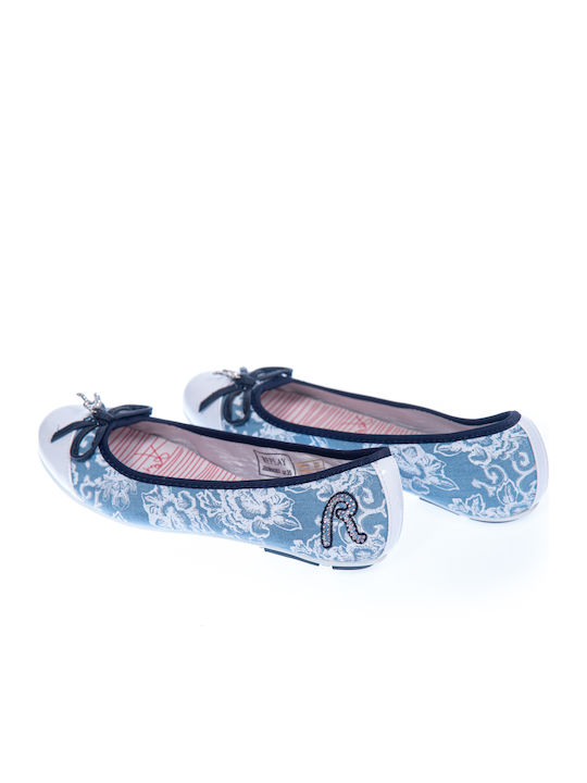 Παιδικές Μπαλαρίνες Einfach Stoff Blau