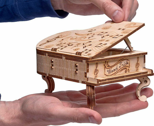 Wood Trick Wooden Construction Toy Grand Piano for Children 14+ years old+ Years